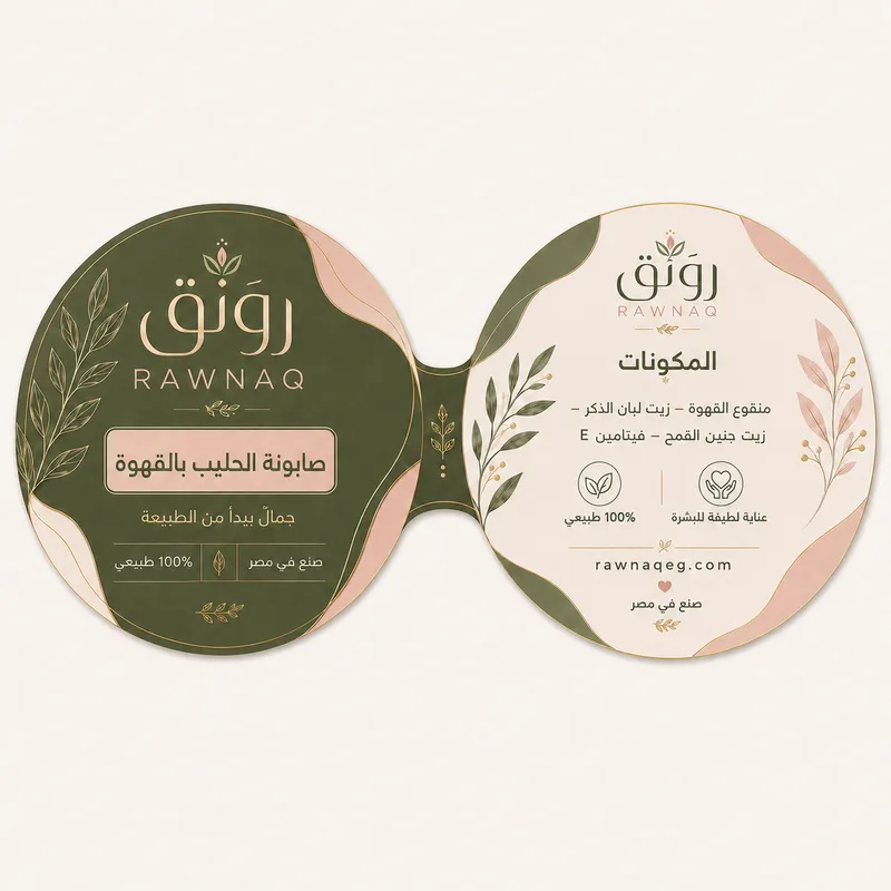 صابونة الحليب بالقهوة